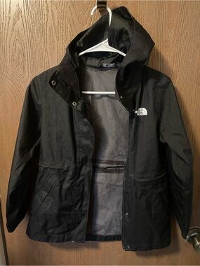 The North Face Black Kids Waterproof Hooded Jacket